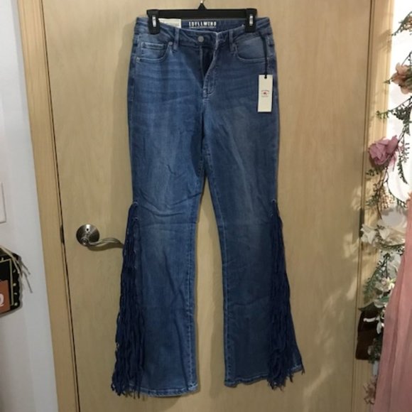 Idyllwind Jeans New Idyllwind Long Fringe Star Denim Flare
